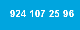 924 107 25 96 924 107 25 96